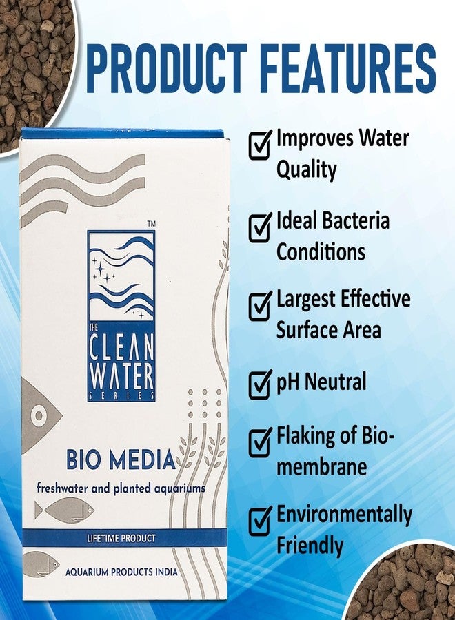 VAYINATO Aquarium Products India (Api) - Bio Media Aquarium Filter Media With Free Water Care 4+ And Net Bag (500G- Suitable For Mini Hang On Cannister Filters) - Image 3